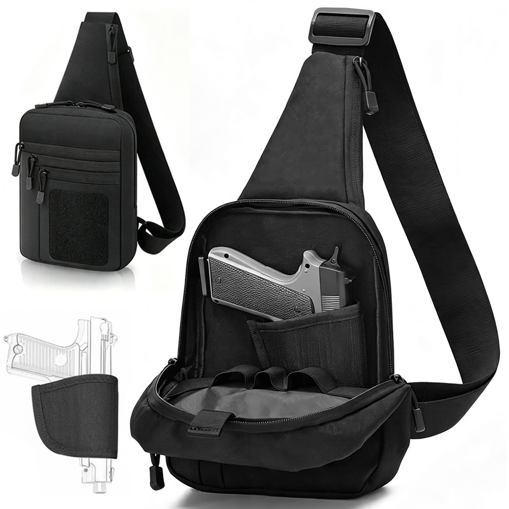 Edc Pistol Carry Bag - Bolsa de Peito para Transporte Discreto