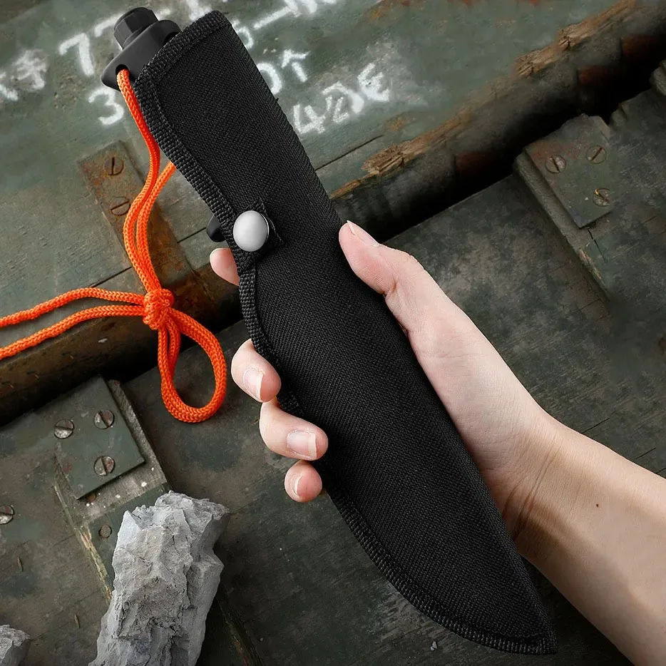Edc Concealed Carry Knife - Faca Reta de Alta Dureza para