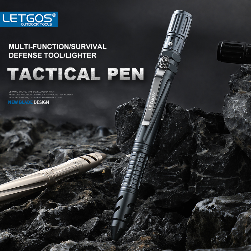 Pen Tactical Glass - Caneta Tática de Defesa Pessoal em