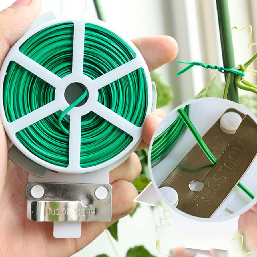 Gear Tie Reusable - 1 rolo 100m multifuncional plástico aço