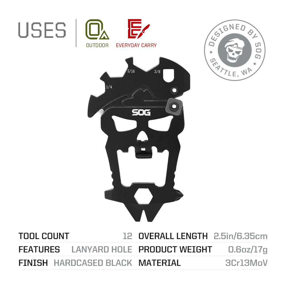 SOG Multitool 12 em 1 MacV Peq - Micro Screwdriver Kit avaliação e preço