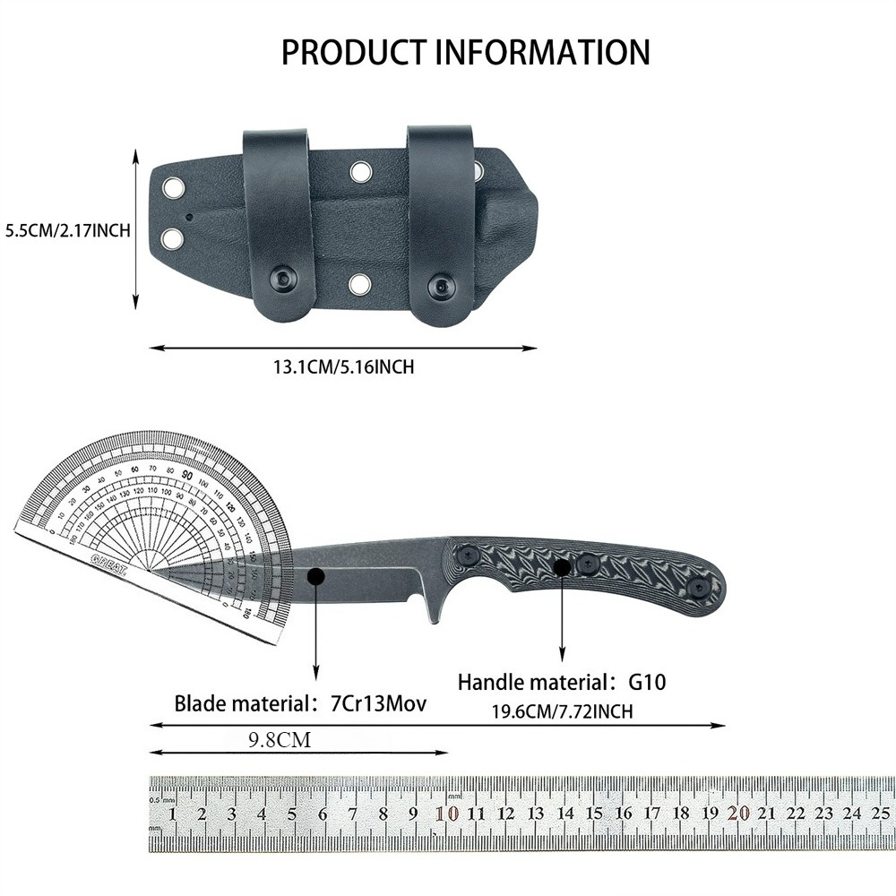 Facas de Lâmina Fixa Full Tang - Everyday Carry (Edc) Knife avaliação e preço