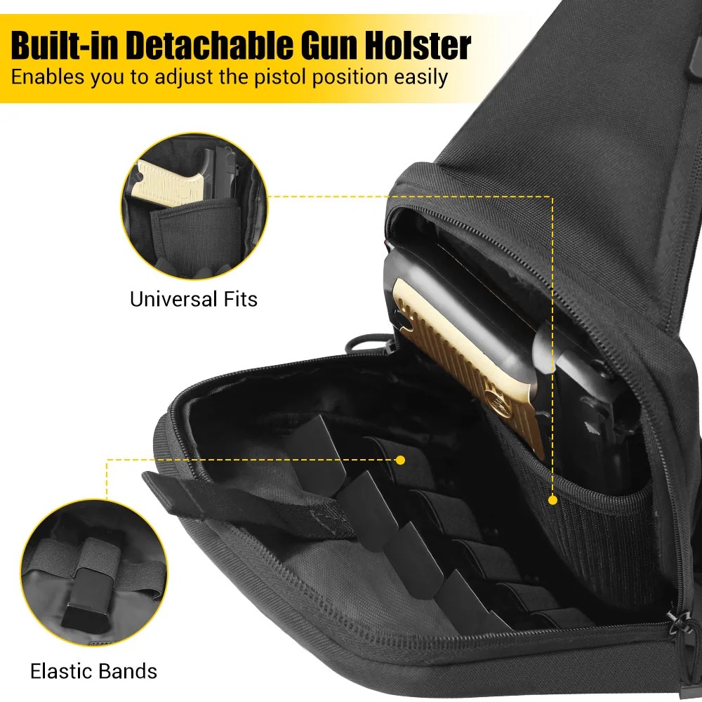 Bolsa de Peito para Transporte - Edc Pistol Carry Bag avaliação e preço