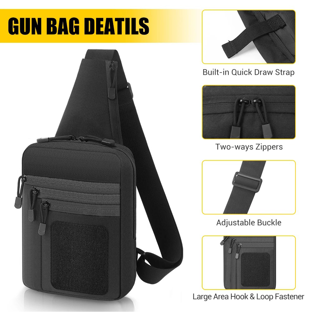 Bolsa de Peito para Transporte - Edc Pistol Carry Bag avaliação e preço