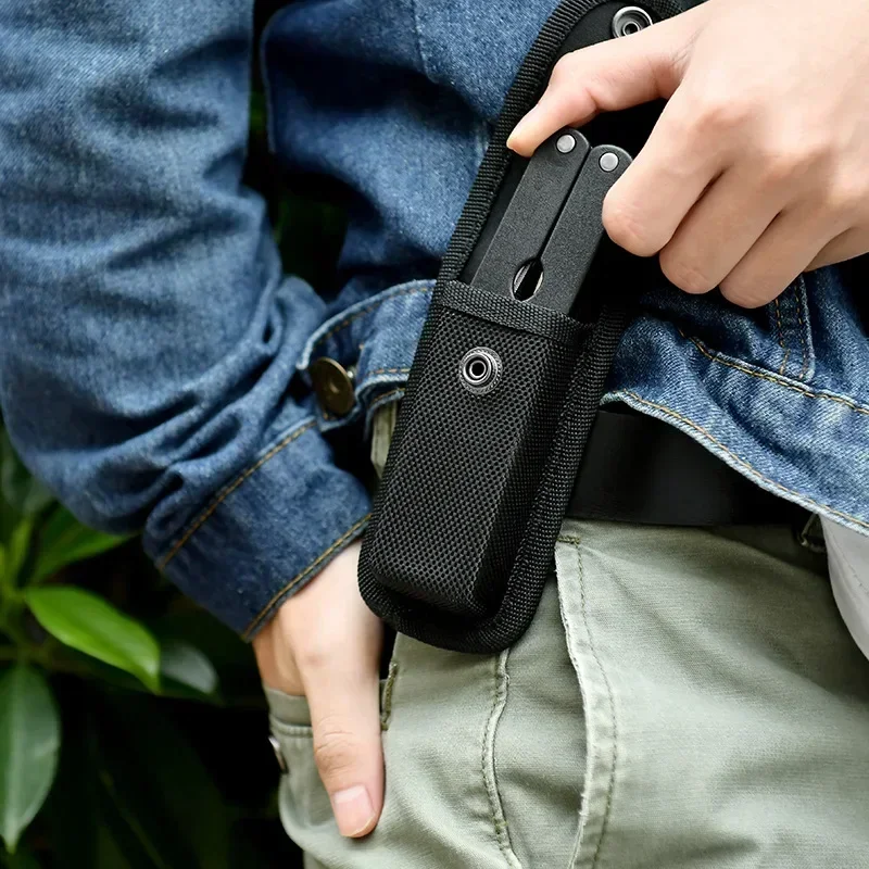 Facas de caça capa sacos náilo - Edc Carry Knife avaliação e preço