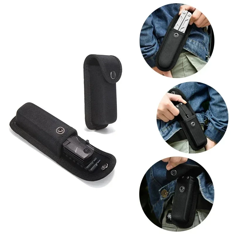 Facas de caça capa sacos náilo - Edc Carry Knife avaliação e preço