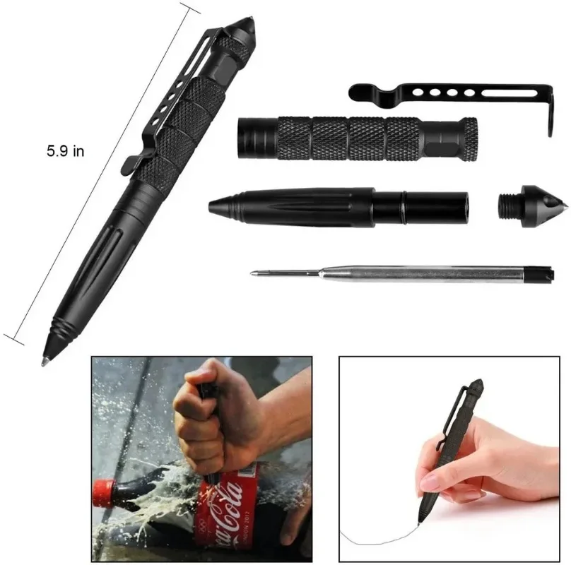 Caneta tática militar multifun - Pen Tactical Glass avaliação e preço