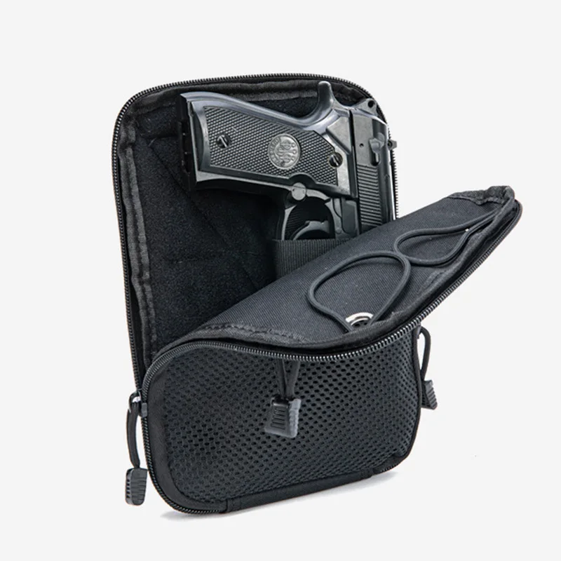 Molle escondido caça coldre bo - Edc Concealed Carry Fanny Pack avaliação e preço