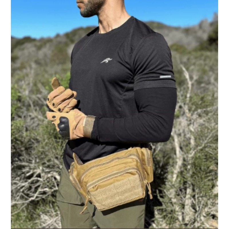 1 unidade de bolsa tática à pr - Edc Concealed Carry Fanny Pack avaliação e preço