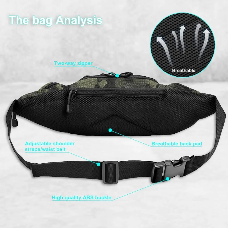 1 unidade de bolsa tática à pr - Edc Concealed Carry Fanny Pack avaliação e preço