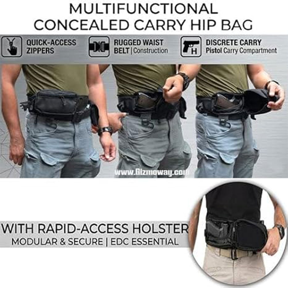 Bolsa tática para pistola, bol - Edc Pistol Carry Bag avaliação e preço