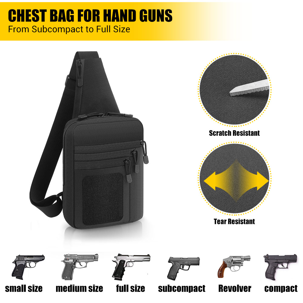 Bolsa tática para pistola, col - Edc Pistol Carry Bag avaliação e preço