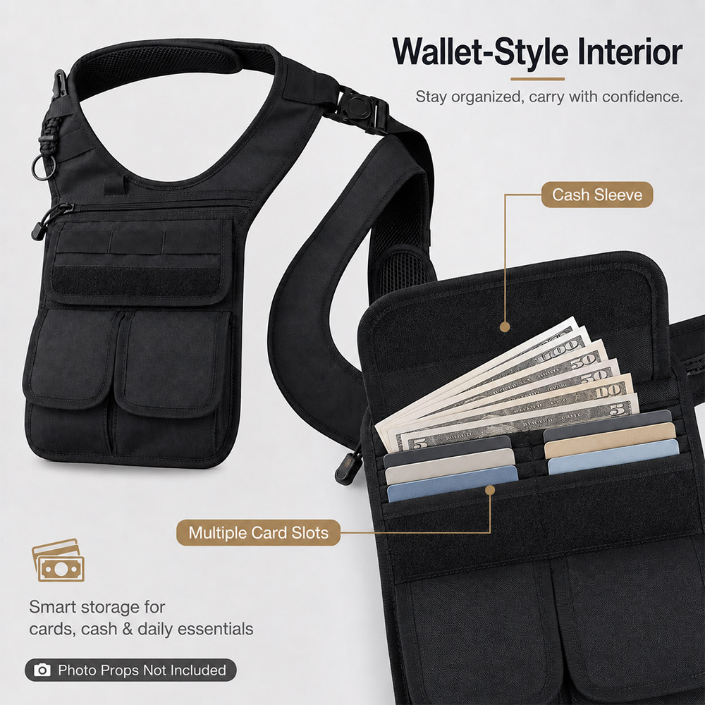 Bolsa Tática Oculta para Ferra - Edc Carry Pocket Pouch avaliação e preço