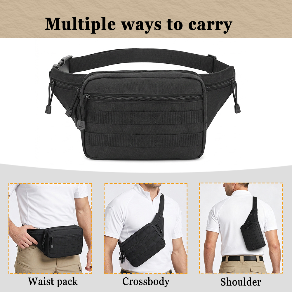 Bolsa Tática para Pistola com  - Edc Concealed Carry Fanny Pack avaliação e preço